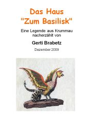 Seite 1: Das Haus zum Basilisk